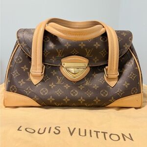 Louis Vuitton Monogram Beverly GM Handbag Made in USA.